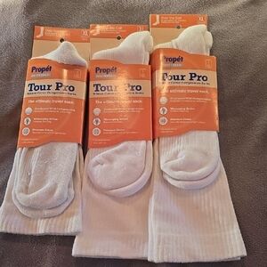 Propet Tour Pro Athletic White Socks